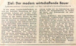 Zeitungsartikel von 1952