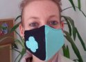 Selbst genähte Maske s. Schnittmuster