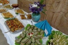 Kleines Buffet stärkt die Besucher